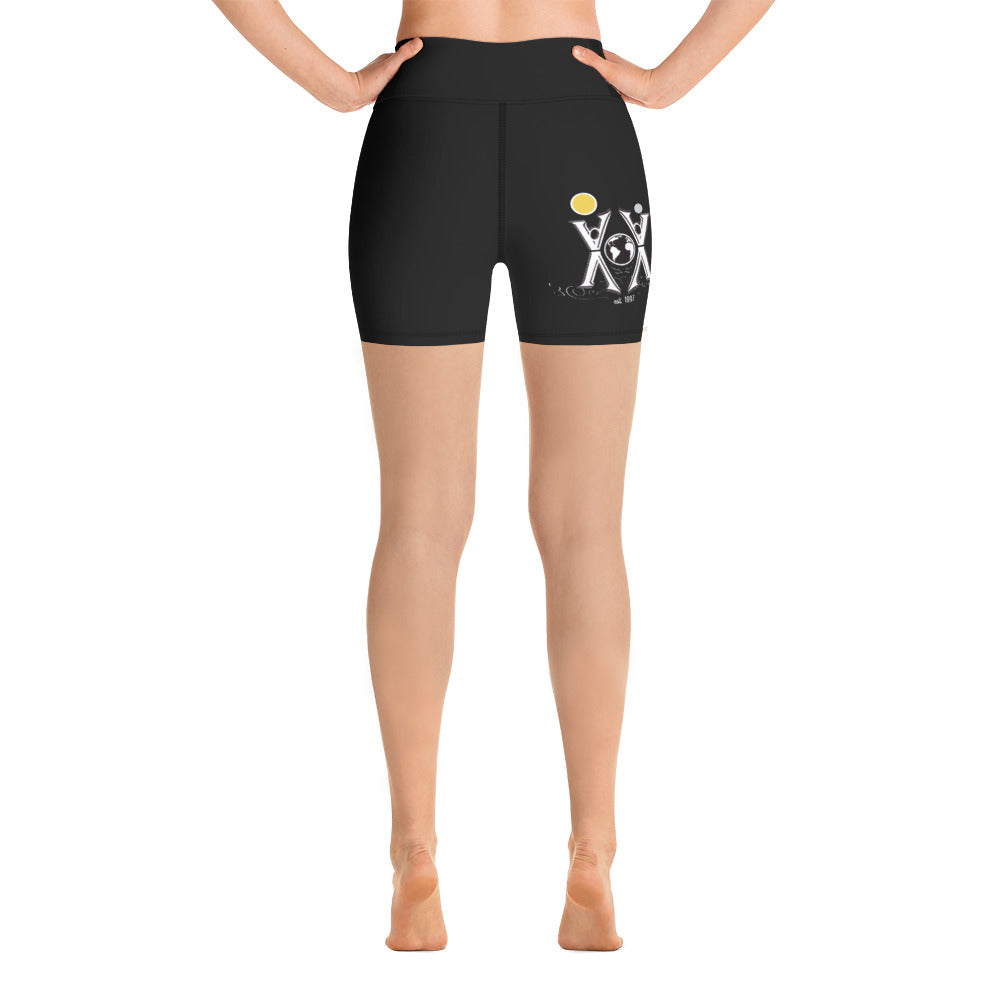 frē'kē-dē'kē® XX Hands in the Air Yoga Shorts — frē'kē-dē'kē®