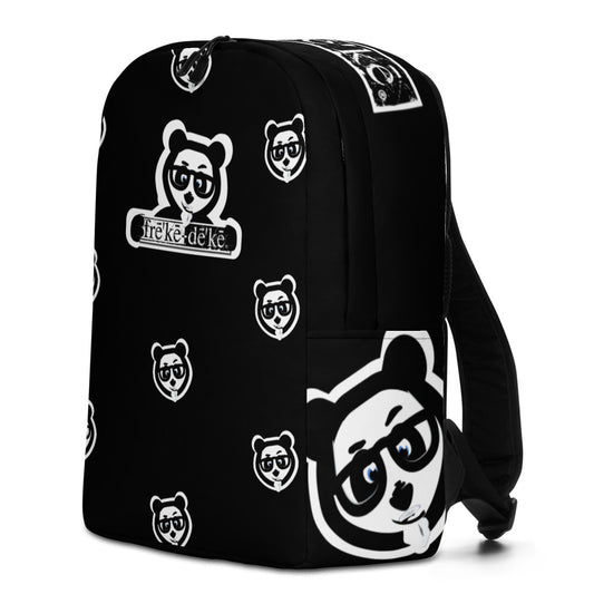 YY Panda Backpack (Black) — frē'kē-dē'kē®