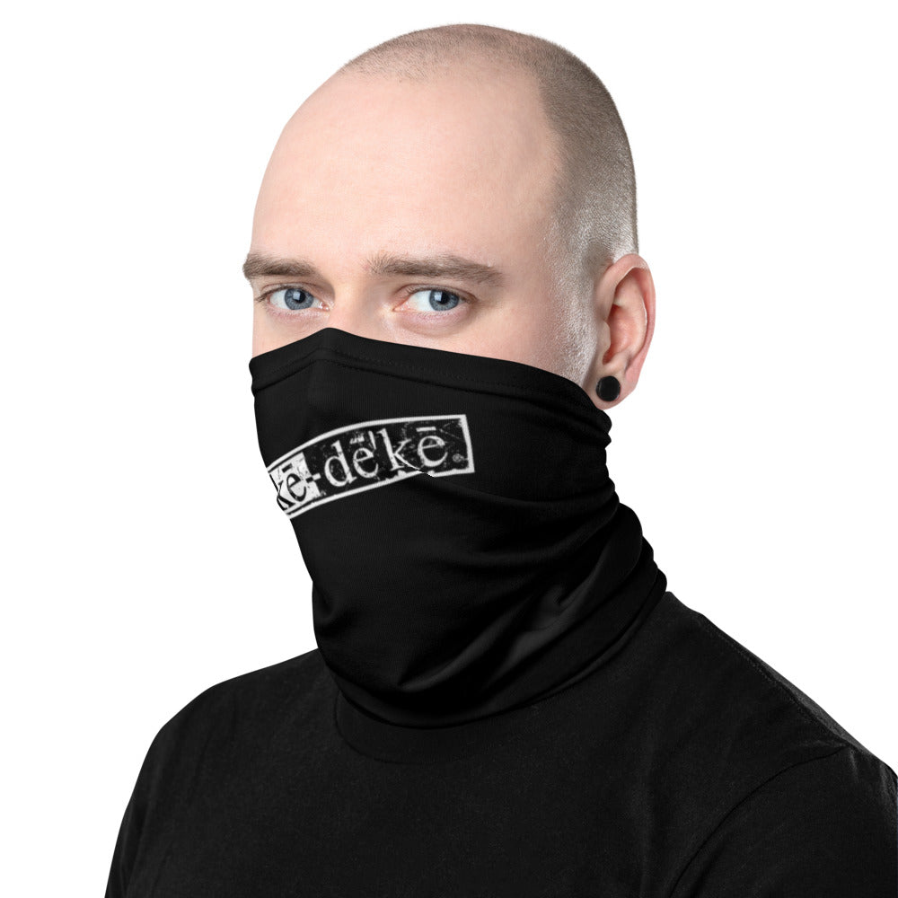 Distressed Yin Yang Neck Gaiter (Black) — frē'kē-dē'kē®