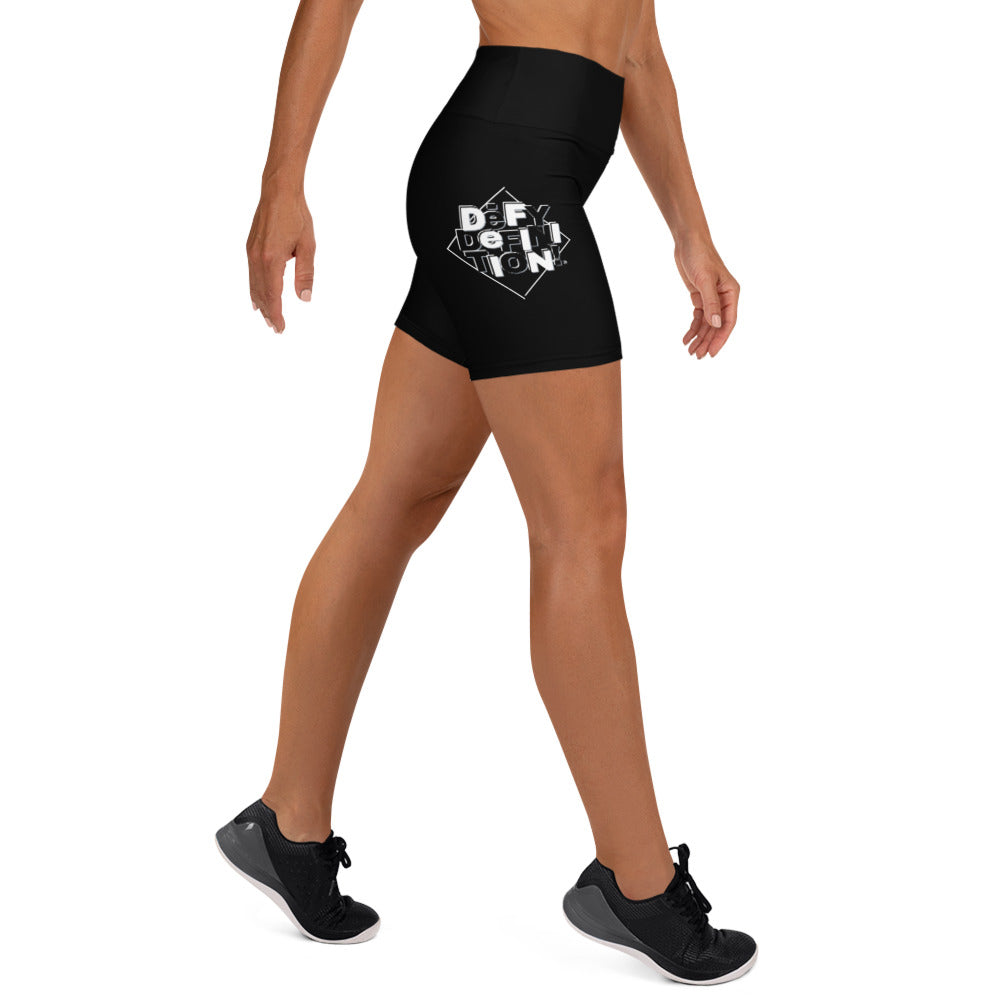 DēFY DeFINITION!® Yoga Shorts — frē'kē-dē'kē®