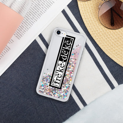 Yin Yang Liquid Glitter Phone Case — frē'kē-dē'kē®