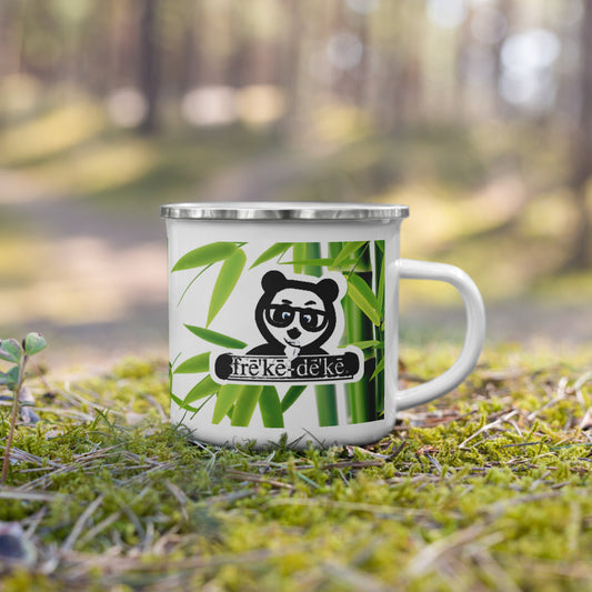 YY Panda Enamel Mug — frē'kē-dē'kē®