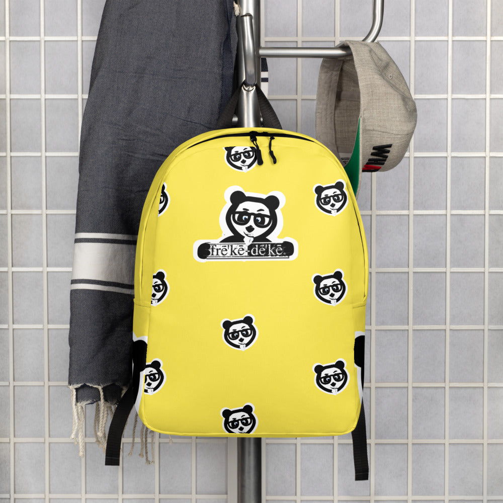 YY Panda Backpack (Yellow) — frē'kē-dē'kē®
