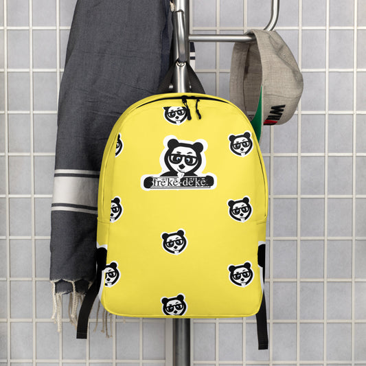 YY Panda Backpack (Yellow) — frē'kē-dē'kē®