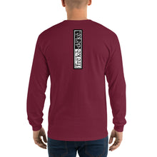 Load image into Gallery viewer, Men’s Long Sleeve Shirt - freke-deke® yin yang logo distressed
