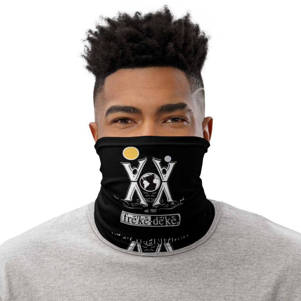 Triple Logo Neck Gaiter (Black) — frē'kē-dē'kē®
