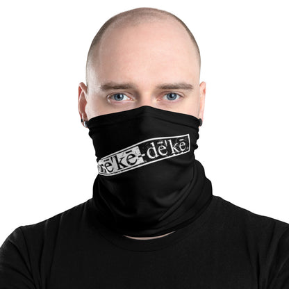 Distressed Yin Yang Neck Gaiter (Black) — frē'kē-dē'kē®