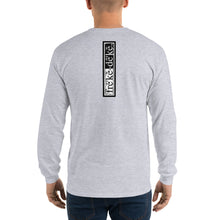 Load image into Gallery viewer, Men’s Long Sleeve Shirt - freke-deke® yin yang logo distressed
