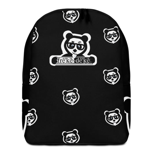 YY Panda Backpack (Black) — frē'kē-dē'kē®