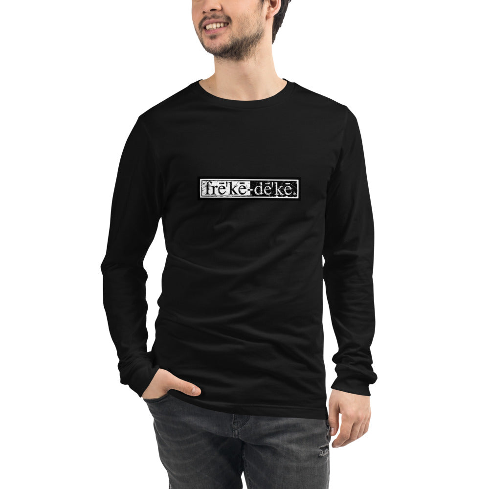 Distressed Yin Yang Long Sleeve Tee — frē'kē-dē'kē®