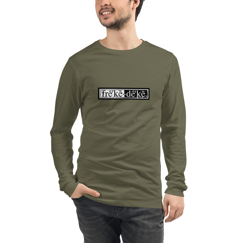 Distressed Yin Yang Long Sleeve Tee — frē'kē-dē'kē®
