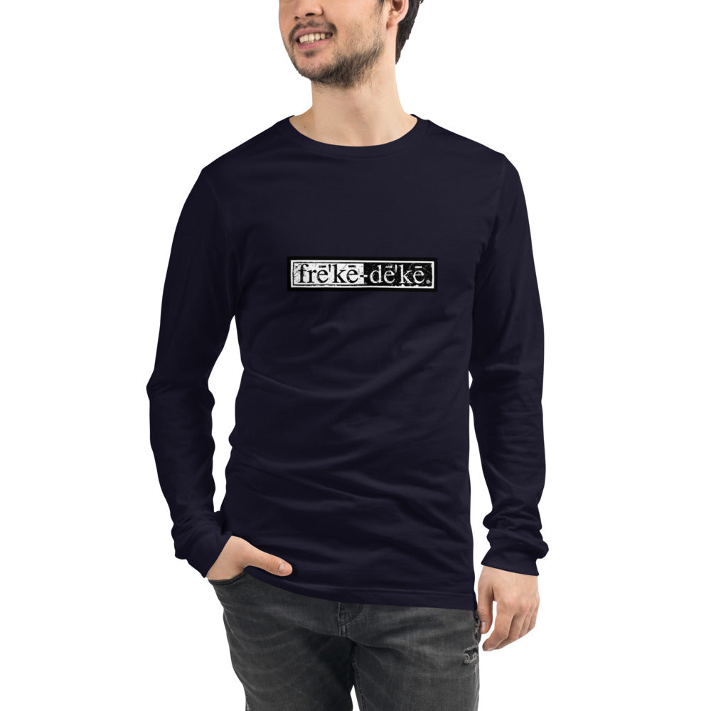Distressed Yin Yang Long Sleeve Tee — frē'kē-dē'kē®