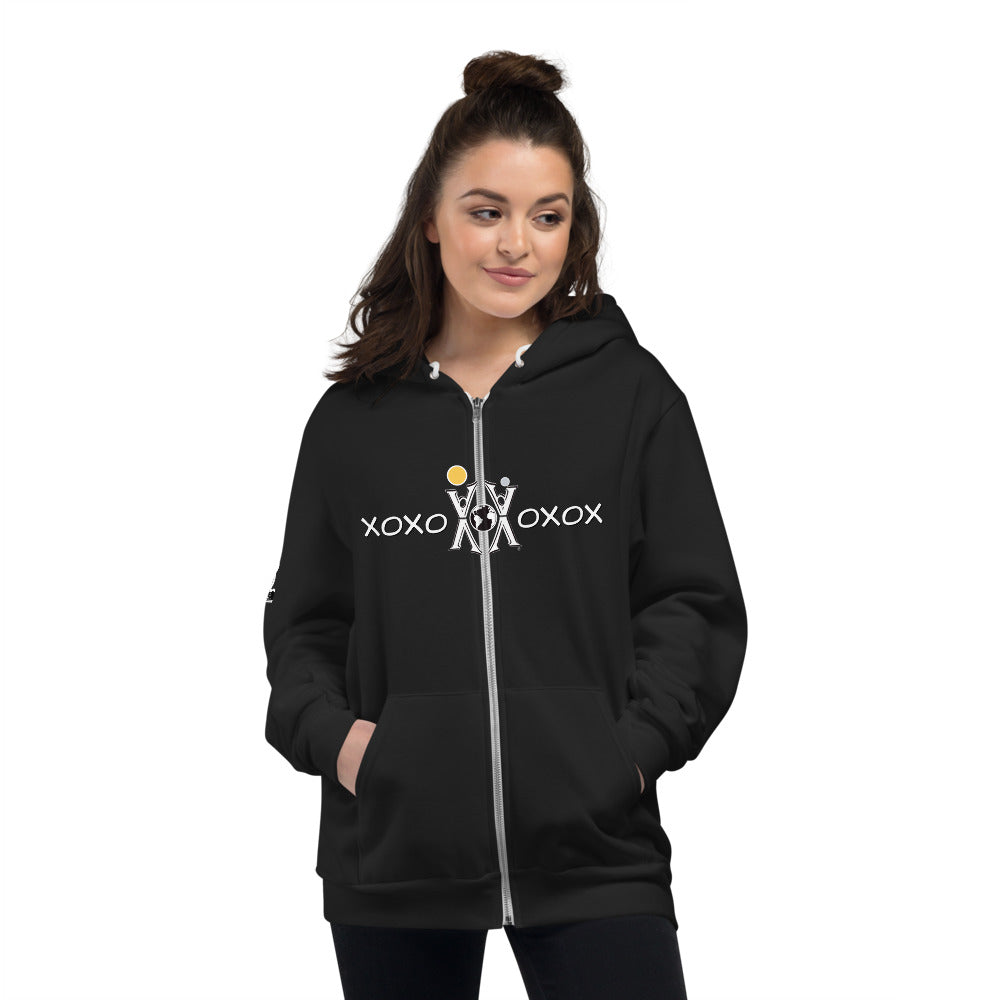 xox Zip Hoodie — frē'kē-dē'kē®