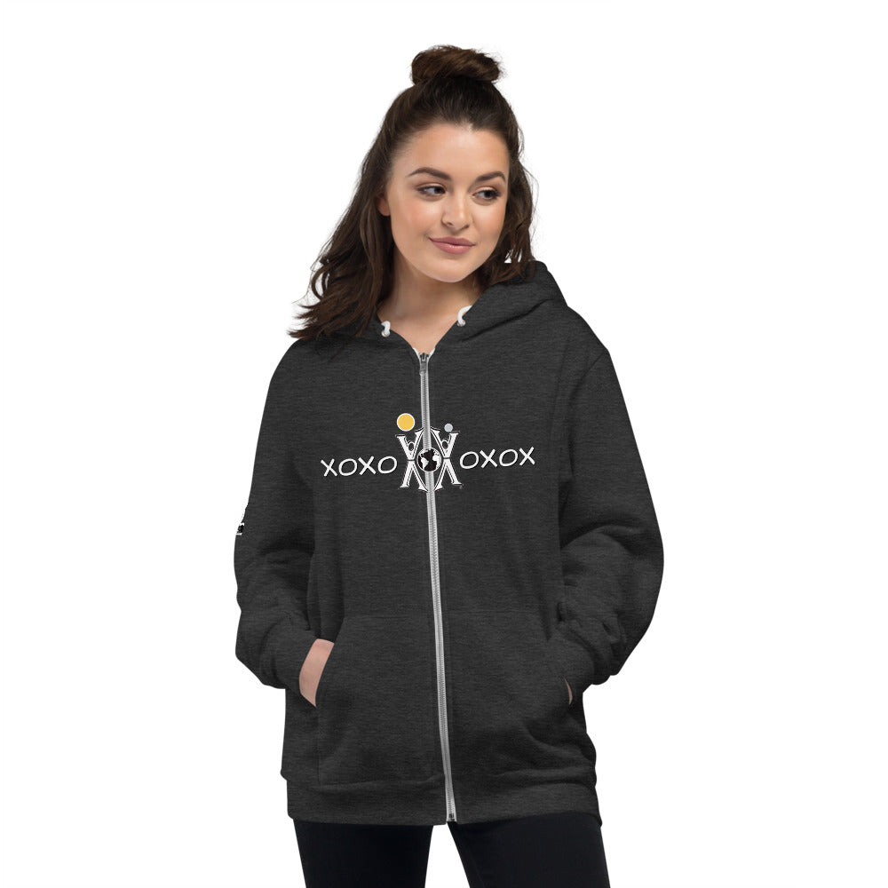 xox Zip Hoodie — frē'kē-dē'kē®